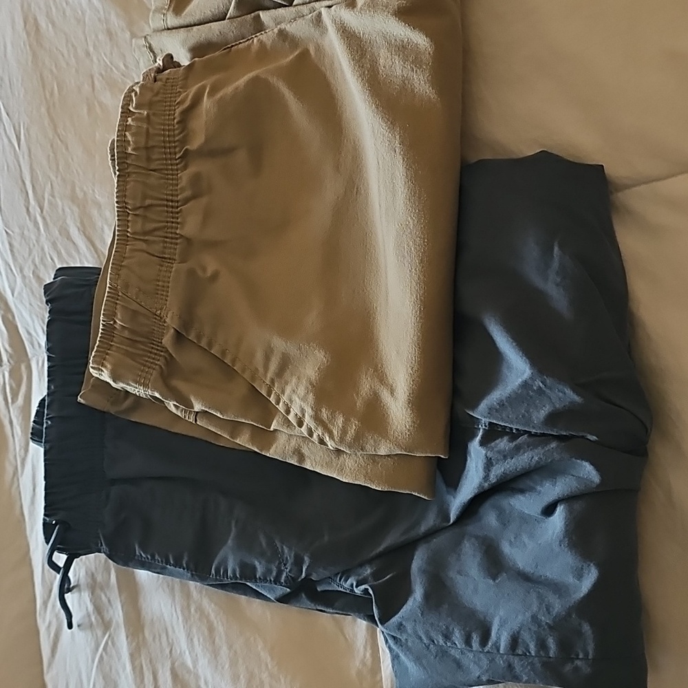 BUNDLE OF BOYS CLOTHES PANTS, SHORTS, LONG SLEEVE SHIRT